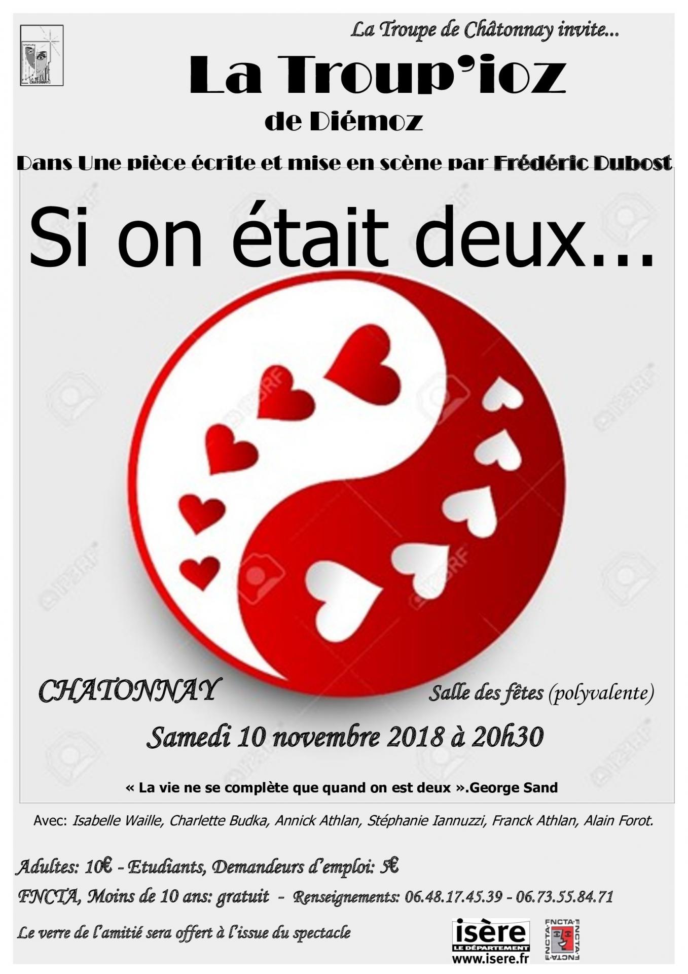 10 11 2018 si on etait deux diemoz