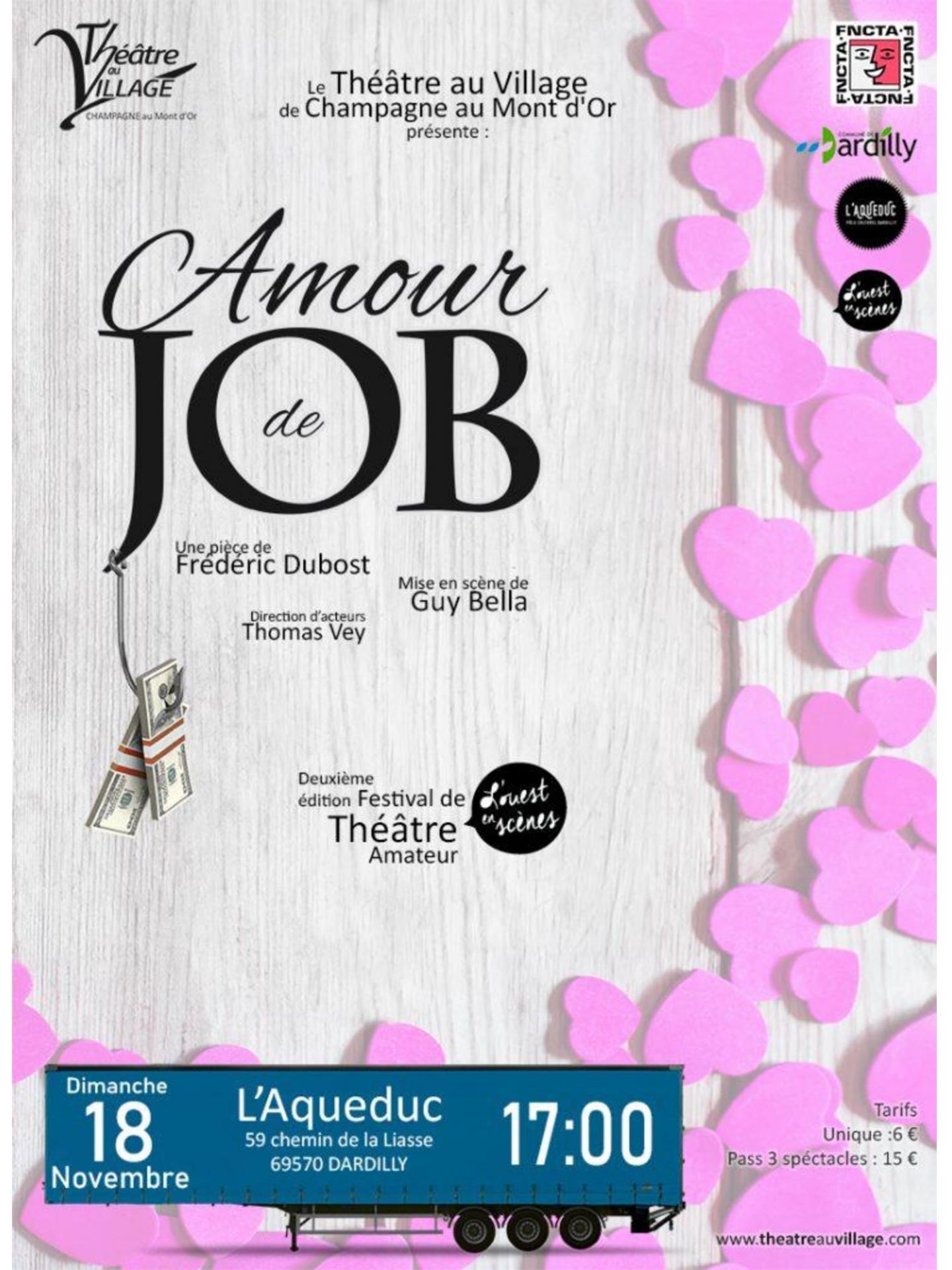 Affiche amour de job pour festival ouset en scenes