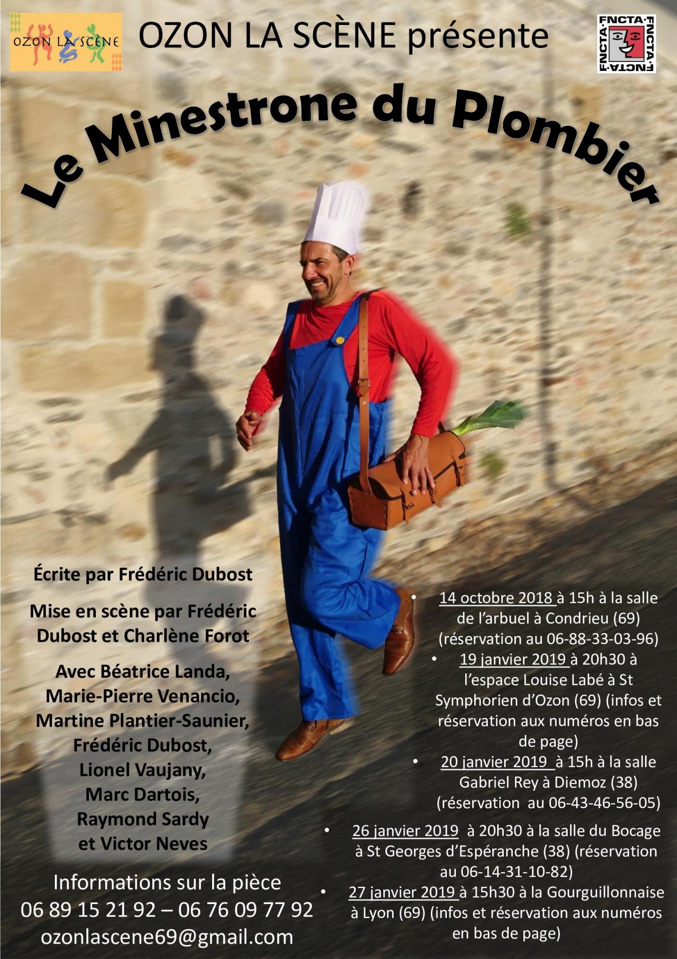 Affiche minestrone du plombier