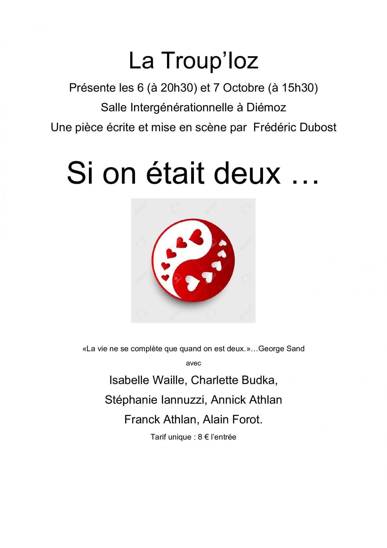 Si on etait deux affiche 1